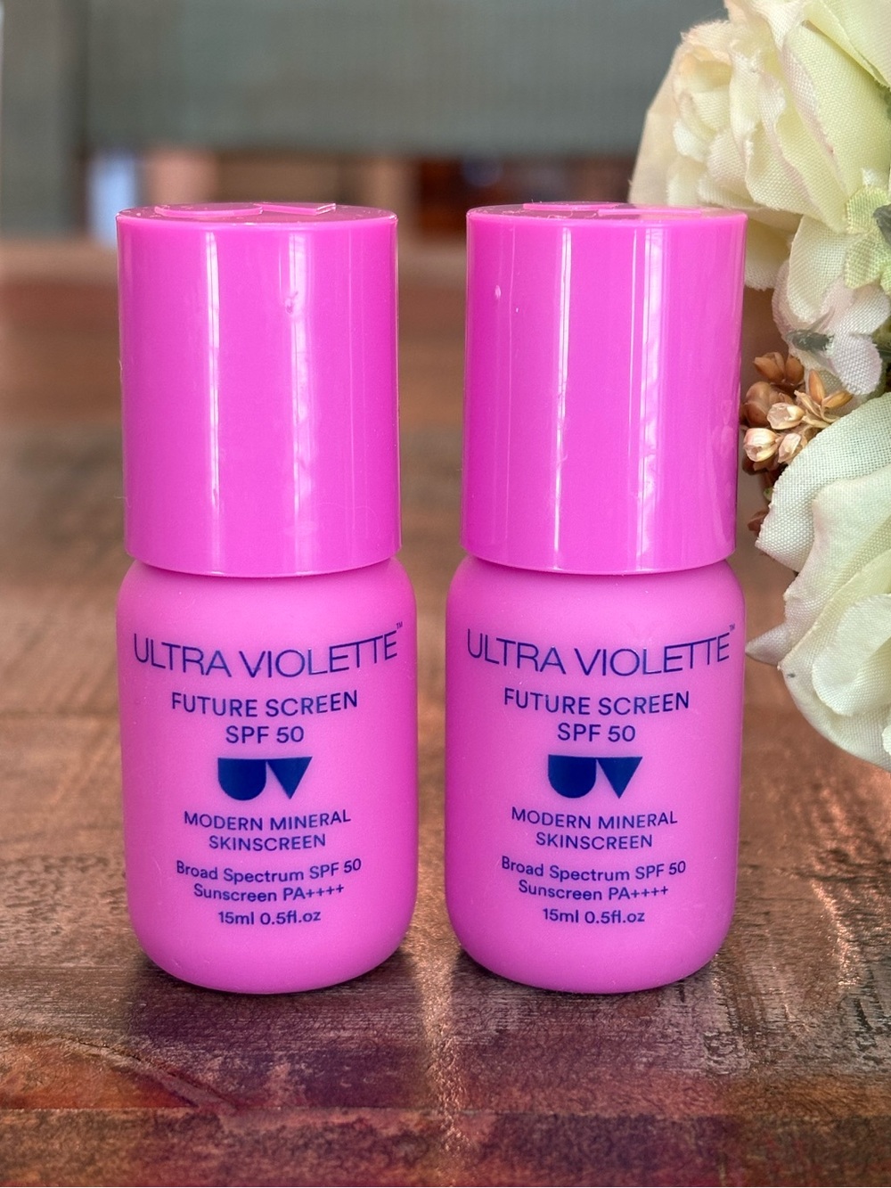 NEW Ultra Violette FUTURE SCREEN SPF 50 Modern Mineral SUNSCREEN ☀️ Minis DUO!